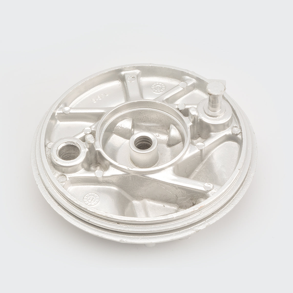 Hub Plate [F] (Slvr) CD-Deluxe/Glamour/Super Splendor For Hero