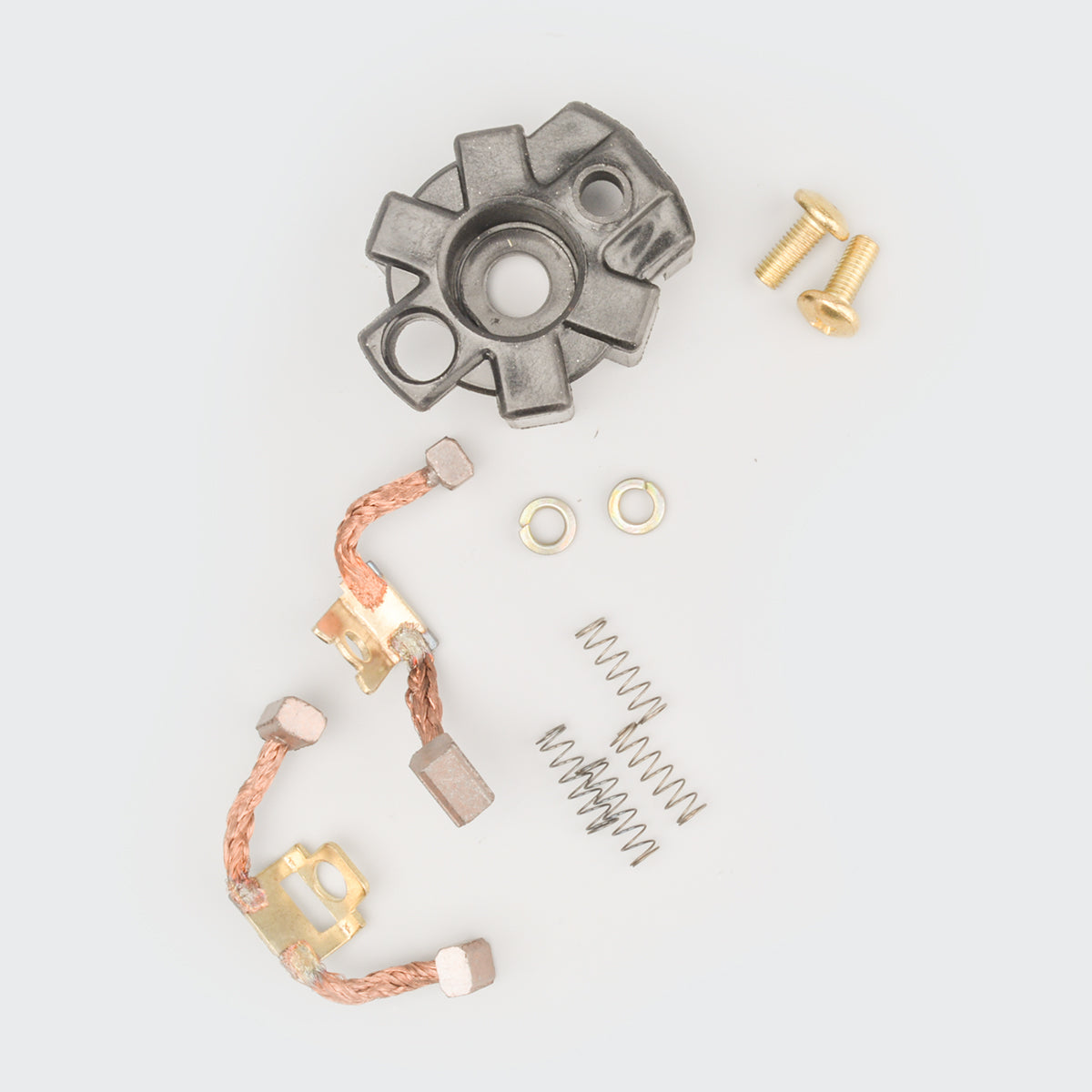 Perfect Replacment Carbon Brush Set (W/Plate) Karizma ZMR for Hero Two-wheelers