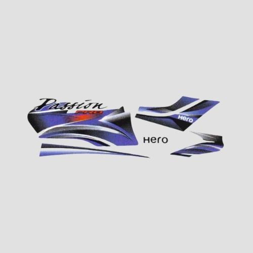 Stckr Set Passion Pro T4 [Blk Tank-Blue] | For Hero | Buy NV