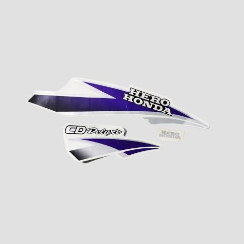 Stckr Set CD-Deluxe O/M Blk/Prpl | For Hero | Buy NV Spares