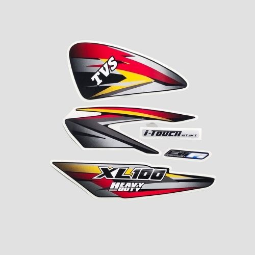 Stckr Set XL100 Heavy Duty BS6 Blk Tank (NAN0514)