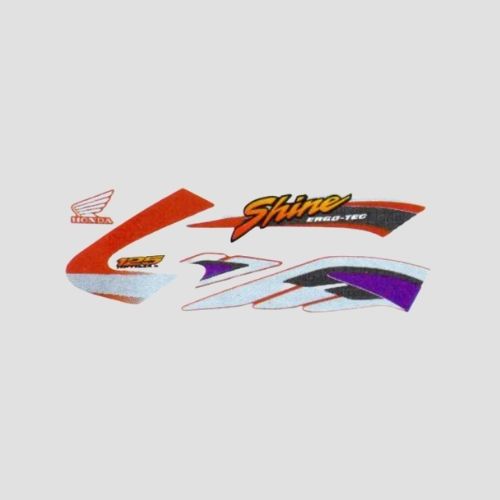 はなページ Stckr Set Shine [Red Tank-Blue] | For Honda | Buy NV Spares
