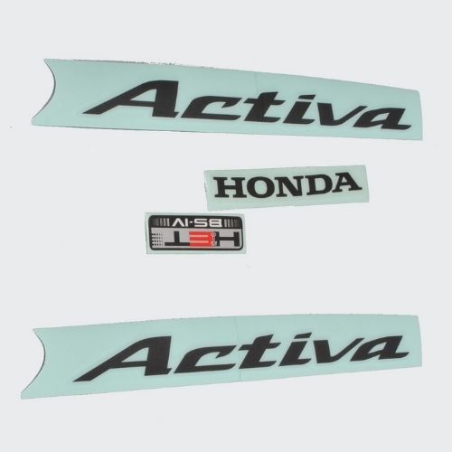 Genuine Stckr Set Activa HET Blk Stckr for Honda Two-wheelers