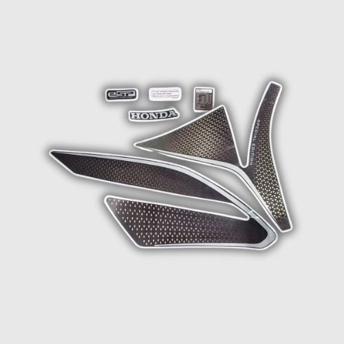 Perfect Replacment Stckr Set Activa 6G Spl Edition Blk Shield for Honda Two-wheelers