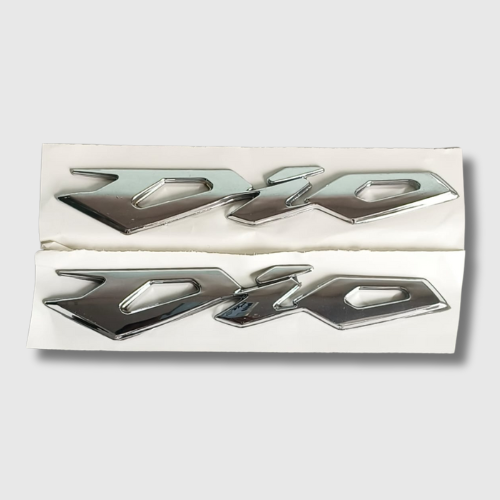 Monogram Name Plate for Honda Dio BS6 New Model β durable emblem for restoring original branding.