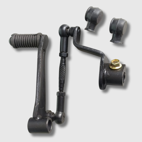 Black Gear Lever Assembly for Bajaj Pulsar 125NS BS6 β durable gear shifter for smooth transmission.