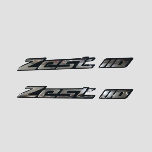 Durable Stckr Monogram Zest 110 for TVS Two-wheelers