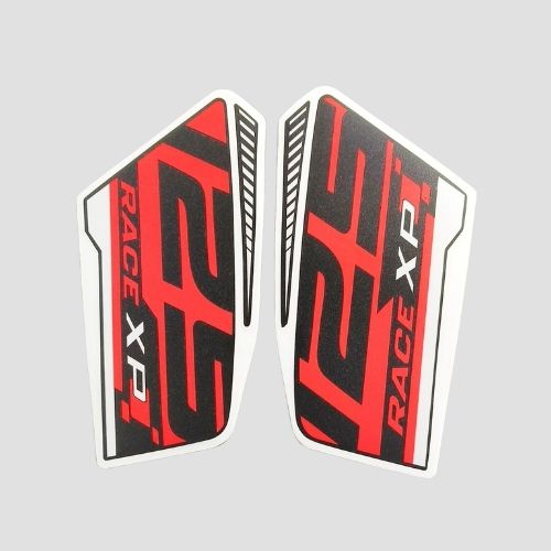 Perfect Replacment Stckr Nose Ntorq 125 Race Xp Red for TVS Two-wheelers