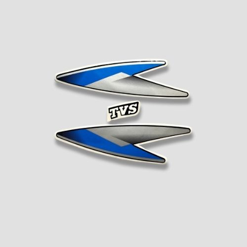Stckr Star Sport [Blk Tank-Blue] For TVS Buy NV