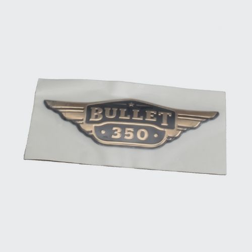 Best Selling Tool Box Logo Bullet350 [Gold] for Royal Enfield Two-wheelers