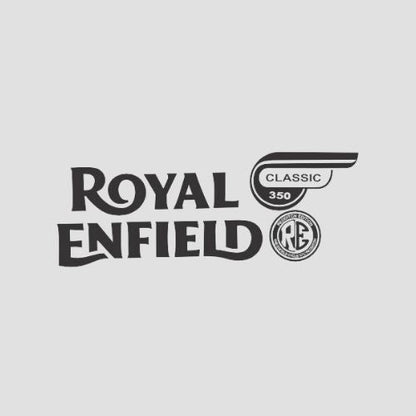 Stckr Set Royal Enfield Redditch [Grey Tank] (NAB0012)