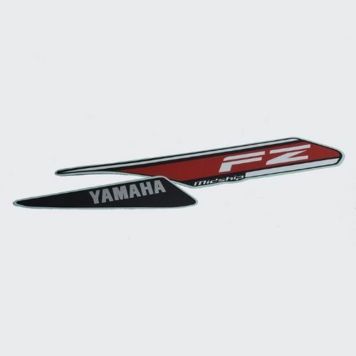 Durable Stckr Set FZ T3 Blk/Red for Yamaha Two-wheelers