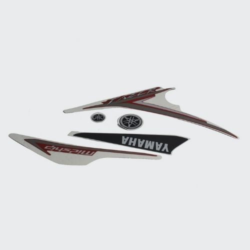 Perfect Replacment Stckr Set Fazer N/M [Red Tank] for Yamaha Two-wheelers
