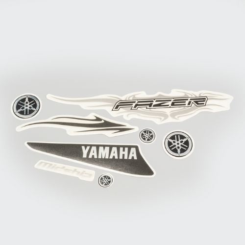 Genuine Stckr Set Fazer T2 [Whi Tank] for Yamaha Two-wheelers