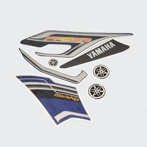 Durable Stckr Set Fazer T4 [Blue Tank] for Yamaha Two-wheelers