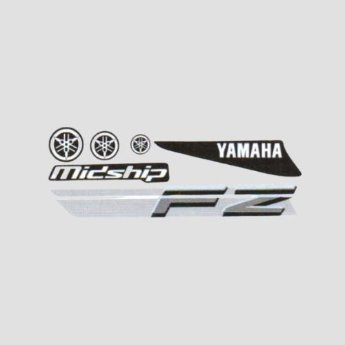 High Performance Stckr Set FZ [Blk Tank] for Yamaha Two-wheelers