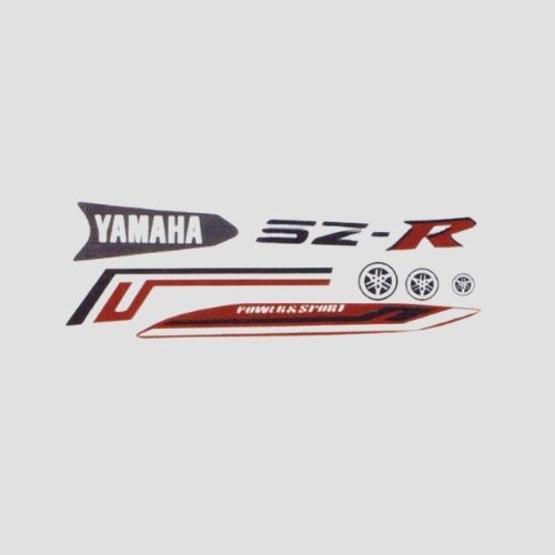 Enhanced Quality Stckr Set SZR [Red Tank] for Yamaha Two-wheelers