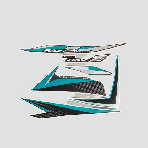 Best Selling Stckr Set Ray Z T2 A.Blue Shield for Yamaha Two-wheelers