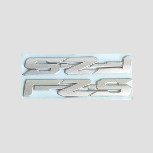 Reliable Tank Monogram [Matte Chrome] FZS for Yamaha Two-wheelers