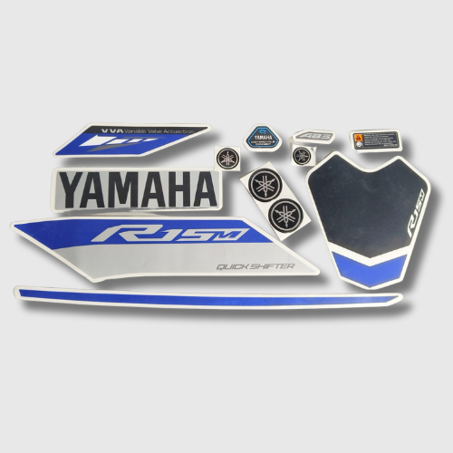 Stckr Set R15M V4 ABS VVA Blk/Blue (NAH0843)