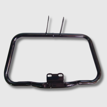 Crash Guard [Black Bom Type] for Yamaha FZ, heavy-duty engine and body protector with rust-resistant finish.