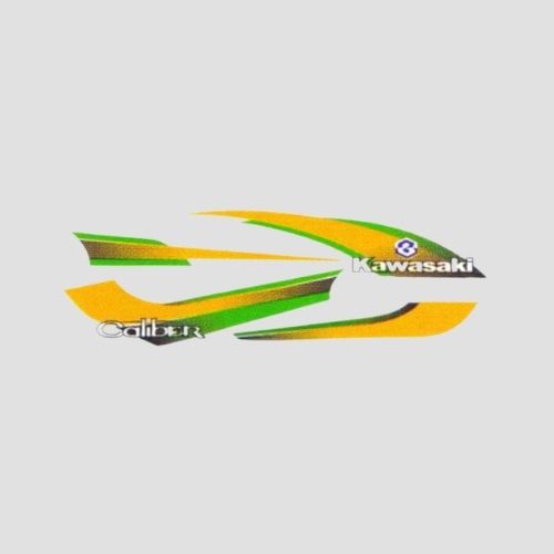 Reliable Stckr Set Caliber N/M [Blk Tank] for Bajaj Two-wheelers