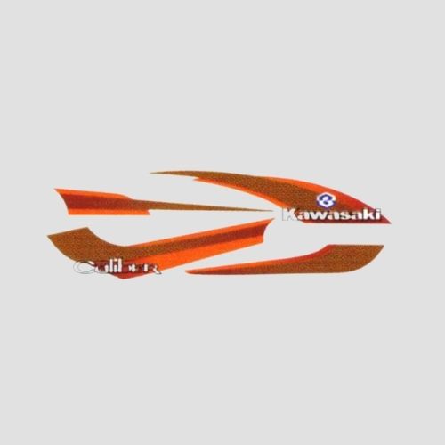 Genuine Stckr Set Caliber N/M [Red Tank] for Bajaj Two-wheelers