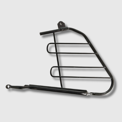 Saree Guard [Blk] for Bajaj Platina ES, durable safety accessory for pillion rider protection.