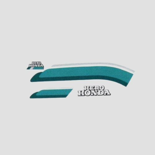 High Performance Stckr Set Splendor [Grey Tank] for Hero Two-wheelers
