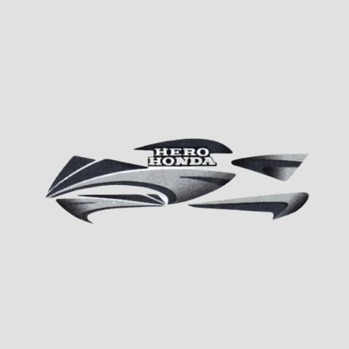 Best Selling Stckr Set Splendor Plus N/M [Blk Tank-Grey] for Hero Two-wheelers