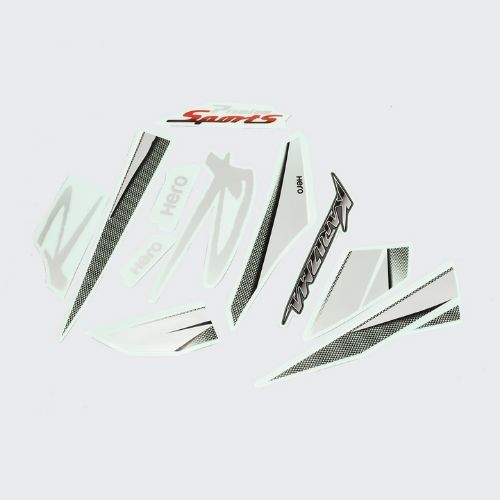 Reliable Stckr Set Hero Karizma.R N/M [Grey Tank] for Hero Two-wheelers