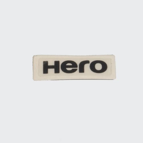 Enhanced Quality Stckr Letter Hero Blk for Hero Two-wheelers