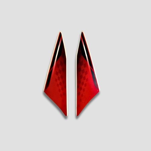 Perfect Replacment Stckr H.L.Firing Hero Glamour T7 [Red-Red] for Hero Two-wheelers
