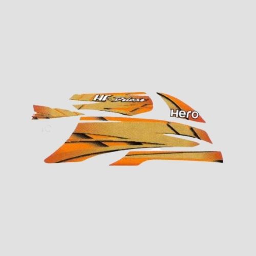 Genuine Stckr Set Hero HFDLX T3 [Red Tank] for Hero Two-wheelers