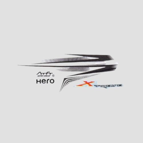 Reliable Stckr Set Hero CBZ-Xtreme T4 [Slvr Tank] for Hero Two-wheelers