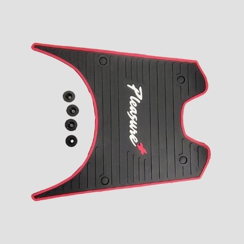 Best Selling Centre Mat 3D Pleasure Plus Blk/Red for Hero Two-wheelers