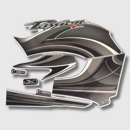 Stckr Set Passion Plus BS6 E20 Blk/Grey (NAJ2001)