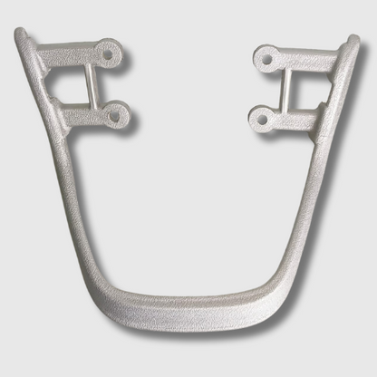 Seat Ring [Silver PVC] for Hero Splendor, stylish and protective seat edge trim for lasting durability.