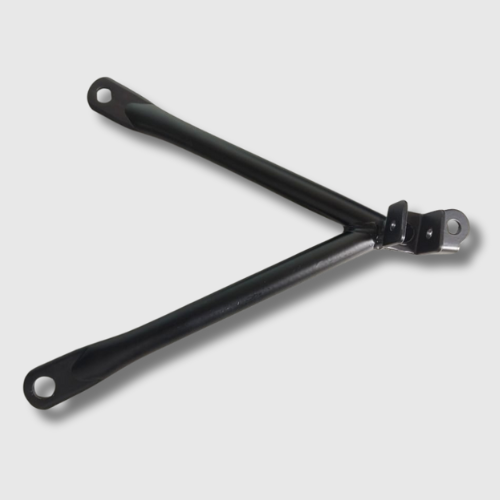 Footrest V Bracket [Right] LH for Hero Super Splendor – metal support bracket for pillion footrest.