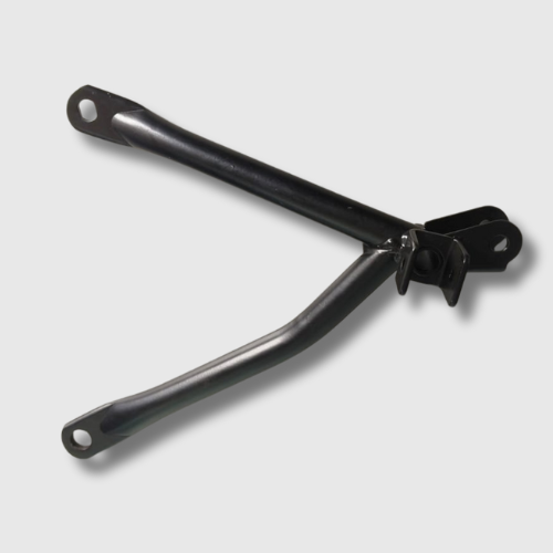 Footrest V Bracket [Rear] LH for Hero Glamour – rear metal support bracket for pillion footrest.