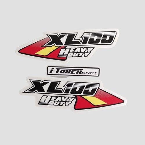 High Performance Stckr Letter [S] XL100 Heavy Duty for TVS Two-wheelers