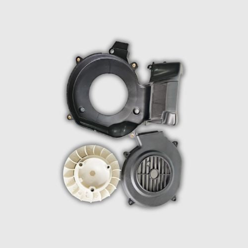 Enhanced Quality Fan Assy XL100 BS6 for TVS Two-wheelers