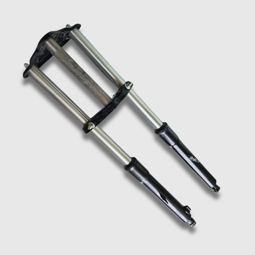 Complete Front Fork Assembly compatible with TVS XL100 BS6 – durable aftermarket front suspension fork assembly with OEM-style fitment.