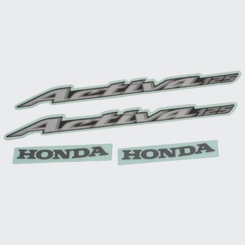 Enhanced Quality Stckr Set Activa 125 [Slvr Shield] for Honda Two-wheelers