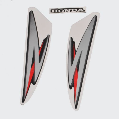 Perfect Replacment Stckr H.L.Firing Shine T8 [Blk-Red] for Honda Two-wheelers