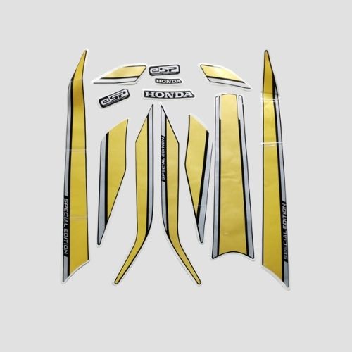 Perfect Replacment Stckr Set Activa 6G Limited Edition [2021] Blk for Honda Two-wheelers