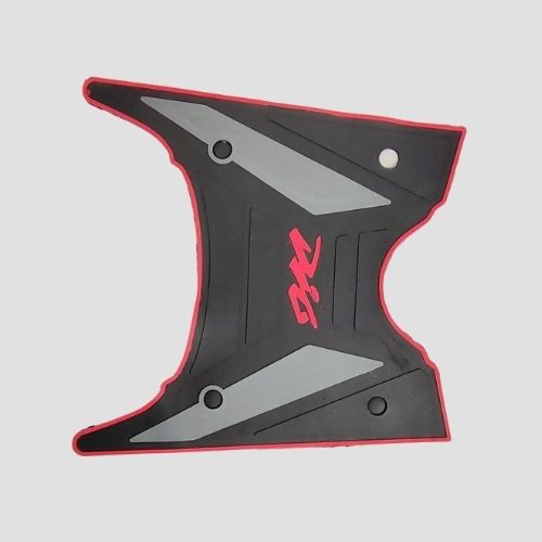 Durable Centre Mat 3D Dio BS6 Blk/Red for Honda Two-wheelers