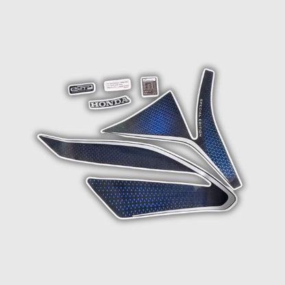 Best Selling Stckr Set Activa 6G Spl Edition Blue Shield for Honda Two-wheelers