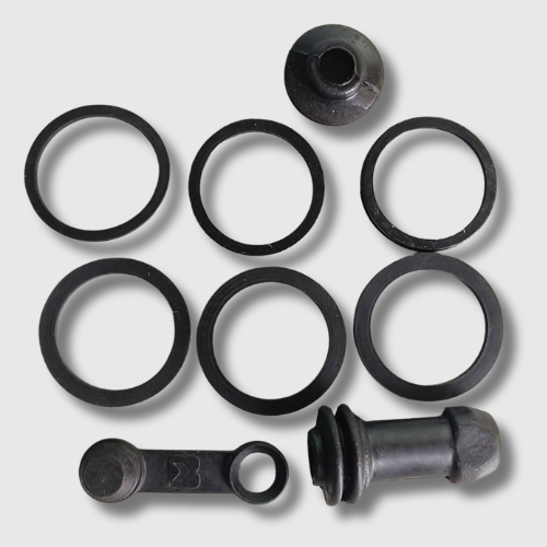 Front Wheel Cylinder Rubber Kit – 3 Piston type for Shine BS6, Shine SP BS6, and Glamour BS6.