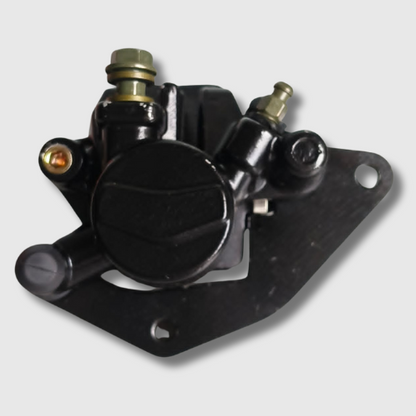 Front Brake Caliper Assembly for Honda Shine BS6 – pre-assembled unit for safe and smooth braking.